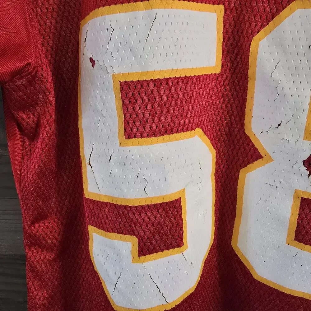 Kansas City Chiefs Derrick Thomas #58 Women's Medium NFL On Field Jersey Red